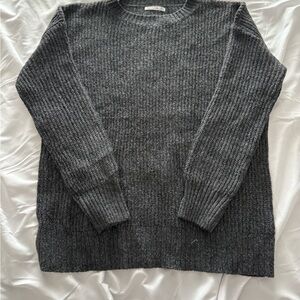 Women’s Oversized Gray Sweater